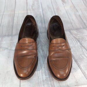 Allen Edmonds Westchester Penny Loafers Tan Leather Slip-On Dress Shoes Men 10.5